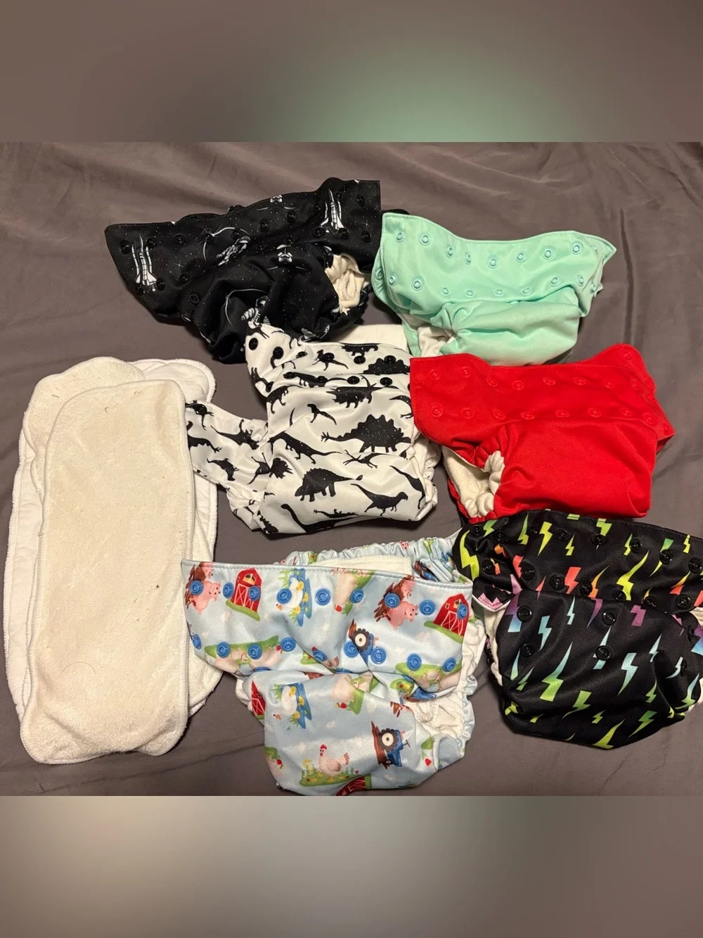 6 Smart Bottoms cloth diapers